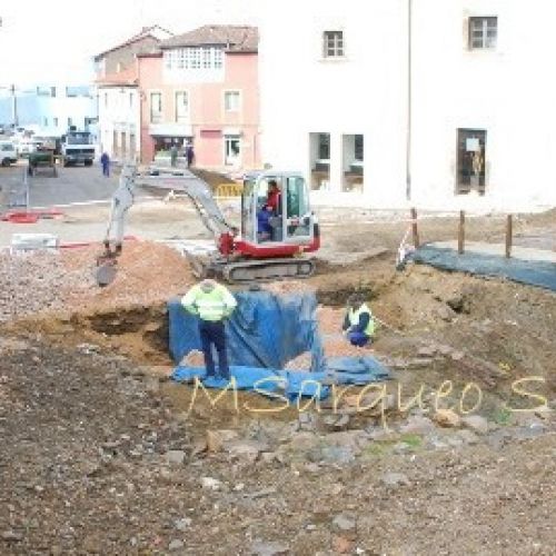 Excavación Plaza del Ayuntamiento de Tineo