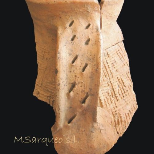 Detalle pieza cerámica medieval Oviedo