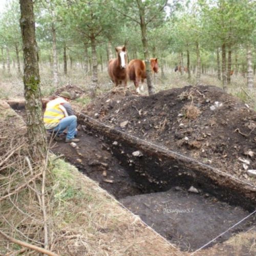 Excavación Campamento romano de L´Outeiro Zarrado