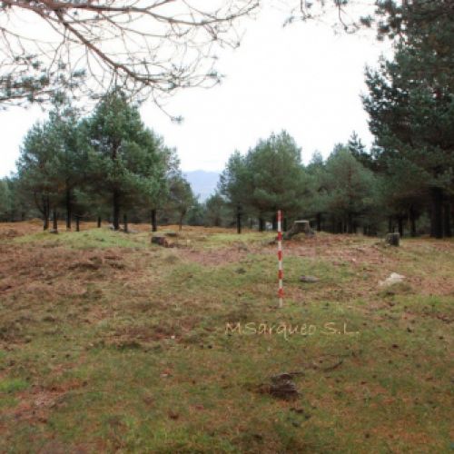 Señalización Necrópolis tumular de la Sierra de Tineo