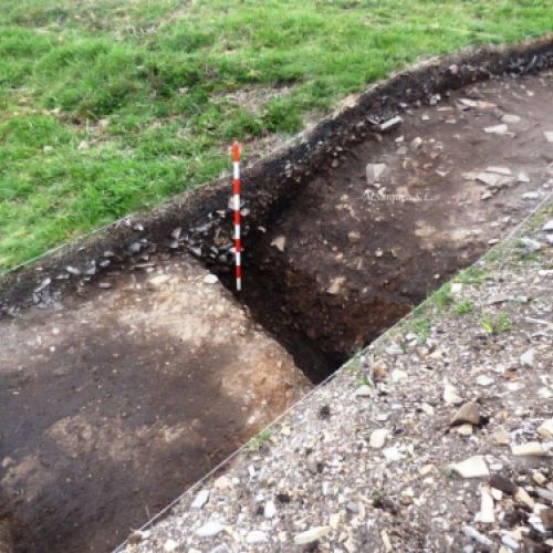 Detalle excavación Campamento romano de L´Outeiro Zarrado