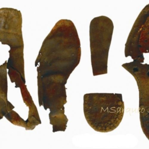 Objetos encontrados en Fortificaciones de la Guerra Civil Española en el Monte Bufarán